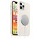 Mobigear Rubber Touch iPhone 12 Pro Silikon MagSafe Hülle Backcover - Weiß