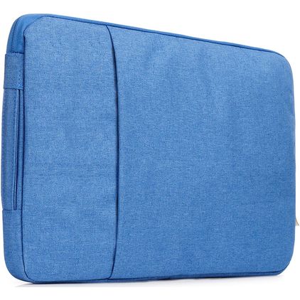 Mobigear Denim Zipper Laptop Sleeve (max 23 cm x 31 cm) Laptop Hülle - Blau