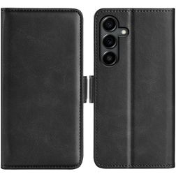 Mobigear Slim Magnet Samsung Galaxy S25 FE Hülle Klapphülle Geldbörse - Schwarz