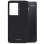 Mobilize Rubber Gelly POCO F6 Hülle Flexibles TPU Backcover - Matt Black