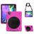 Mobigear SureGrip XGuard iPad Air 5 (2022) Hülle Kunststoff,Silikon Backcover + Stifthalter + Schulterträger + Ständer - Pink