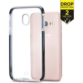 Mobilize Shatterproof Samsung Galaxy A3 (2017) Hülle Hardcase Backcover Stoßfest - Transparent / Schwarz