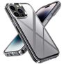 Mobigear Crystal iPhone 14 Pro Hülle Hardcase Backcover - Transparent / Grau