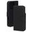 Mobiparts Wallet iPhone 16 Pro MagSafe Hülle Echtes Leder Klapphülle Geldbörse - Schwarz