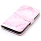 Mobigear Marble iPhone XS Hülle Klapphülle Geldbörse - Pink