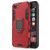 Mobigear Armor Ring iPhone SE (2020) Hülle Hardcase Backcover Stoßfest mit Ringhalter - Rot