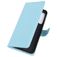 Mobigear Classic HTC Desire 20 Pro Hülle Klapphülle Geldbörse - Blau