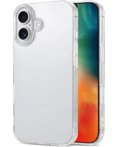 Mobigear Basics Durchsichtig iPhone 16 Hülle Flexibles TPU Backcover - Transparent