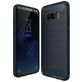 Mobigear Brushed Slim Samsung Galaxy S8 Hülle Flexibles TPU Backcover - Blau