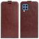 Mobigear Samsung Galaxy M22 Hülle Flipcase - Braun
