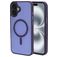 Mobiparts Hardcover iPhone 16 Plus MagSafe Hülle Hardcase Backcover - Satin Purple