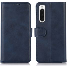 Mobigear Wallet Sony Xperia 10 V Hülle Klapphülle Geldbörse - Blau
