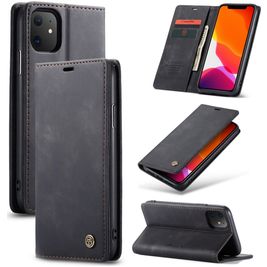 Caseme 013 iPhone 11 Hülle Klapphülle Geldbörse - Schwarz