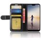 Mobigear Wallet Huawei P20 Lite (2018) Hülle Klapphülle Geldbörse - Schwarz
