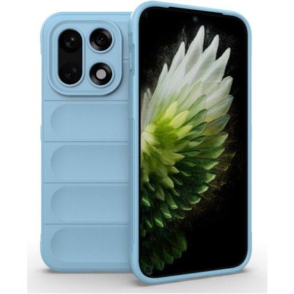 Mobigear Bumpy OnePlus 15 Hülle Flexibles TPU Backcover - Blau