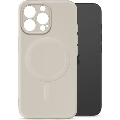 My Style Protective Flex iPhone 16 Pro MagSafe Hülle Flexibles TPU Backcover - Antique White