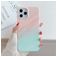 Mobigear Marble iPhone 12 Pro Max Hülle Flexibles TPU Backcover - Blau / Pink