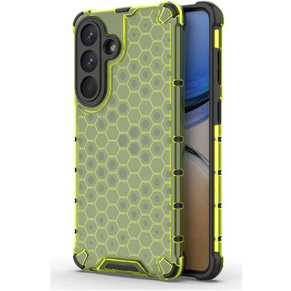 Mobigear Honeycomb Samsung Galaxy S26 Plus Hülle Hardcase Backcover Stoßfest - Grün