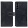 Mobigear Croco Samsung Galaxy S21 FE Klapphülle Portemonnaie - Schwarz