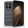 Mobigear Bumpy Xiaomi 15T Pro Hülle Flexibles TPU Backcover - Grau