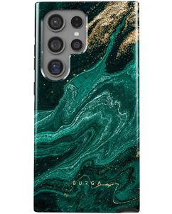 Burga Tough Samsung Galaxy S24 Ultra Hülle Hardcase Backcover Stoßfest - Emerald Pool