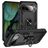 Mobigear Armor Ring Google Pixel 9 Hülle Hardcase Backcover Stoßfest mit Ringhalter - Schwarz