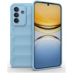 Mobigear Bumpy Samsung Galaxy A37 Hülle Flexibles TPU Backcover - Blau