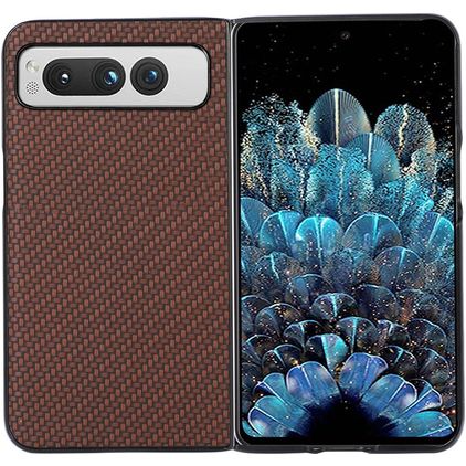 Mobigear Race Google Pixel Fold Hülle Hardcase Backcover - Braun