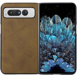 Mobigear Excellent Google Pixel Fold Hülle Hardcase Backcover - Braun