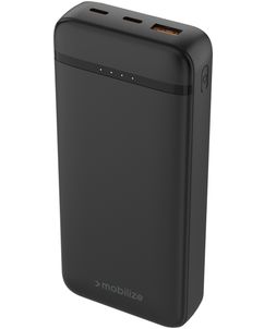 Mobilize Triple USB / USB-C Powerbank 20.000 mAh Power Delivery 20W - Schwarz