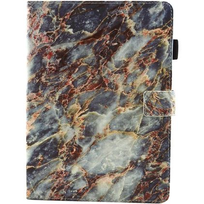 Mobigear Marble iPad 6 (2018) Hülle Klapphülle - Braun