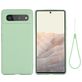 Mobigear Rubber Touch Google Pixel 6 Silikon Hülle Backcover - Grün