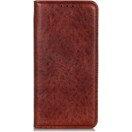 Mobigear Classic Elegance Motorola Moto G60s Hülle Klapphülle Geldbörse - Braun