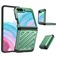Mobigear Groove Samsung Galaxy Z Flip 5 Hülle Hardcase Backcover - Grün