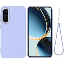Mobigear Rubber Touch Samsung Galaxy A37 Silikon Hülle Backcover - Lila
