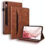 Mobigear Folio Samsung Galaxy Tab S10 FE Plus Hülle Klapphülle - Braun
