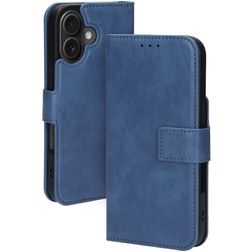 Mobiparts Classic Wallet MagSafe iPhone 16 Klapphülle Portemonnaie - Steel Blue