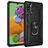 Mobigear Armor Ring Samsung Galaxy A41 Hülle Hardcase Backcover Stoßfest mit Ringhalter - Schwarz