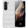 Mobigear Bumpy Samsung Galaxy Z Fold 5 Hülle Flexibles TPU Backcover - Weiß