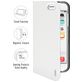 Artwizz SeeJacket Folio iPhone 6s Plus Hülle Hardcase Klapphülle - Weiß