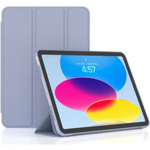 Mobigear Tri-Fold Gel iPad 11 (2025) Hülle TPU,Kunstleder Klapphülle - Blau