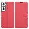 Mobigear Classic Samsung Galaxy S22 Hülle Klapphülle Geldbörse - Rot