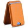 Mobigear Wallet Stand Kartenetui - 3 Karten - MagSafe Kompatibel - Braun