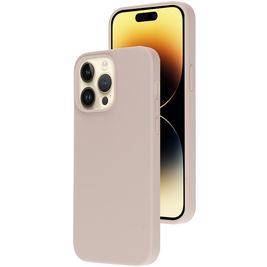 Mobiparts iPhone 14 Pro Max Silikon Hülle Backcover - Soft Salmon