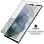 PanzerGlass Edge to Edge Samsung Galaxy S22 Ultra Gehärtetes Glas Displayschutz - Hüllenfreundlich - Schwarz