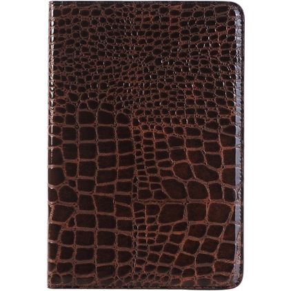 Mobigear Croco iPad Mini 4 (2015) Hülle Klapphülle - Braun
