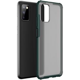 Mobigear Shockproof Samsung Galaxy A03s Hülle Hardcase Backcover Stoßfest - Grün