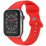 Mobigear Sport Dual Silikon Apple Watch Armband Drückerschließe - 42/41/40/38 mm - Rot