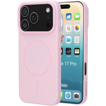 Mobiparts Slim Line iPhone 17 Pro MagSafe Hardcase Backcover - Blush Pink