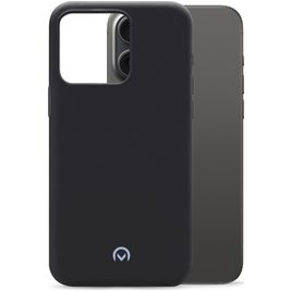 Mobilize Rubber Gelly iPhone 15 Pro Max Hülle Flexibles TPU Backcover - Matt Black